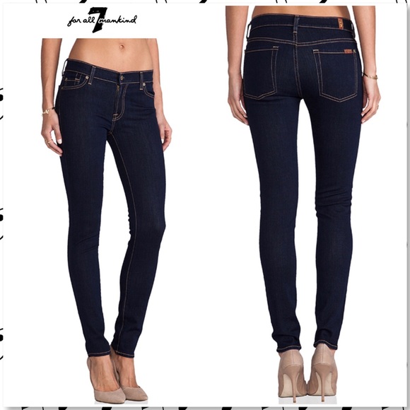 7 For All Mankind Denim - ⬇️$68 LAST⬇️ 7FAMK Skinny Jean Rinsed Indigo Blue
